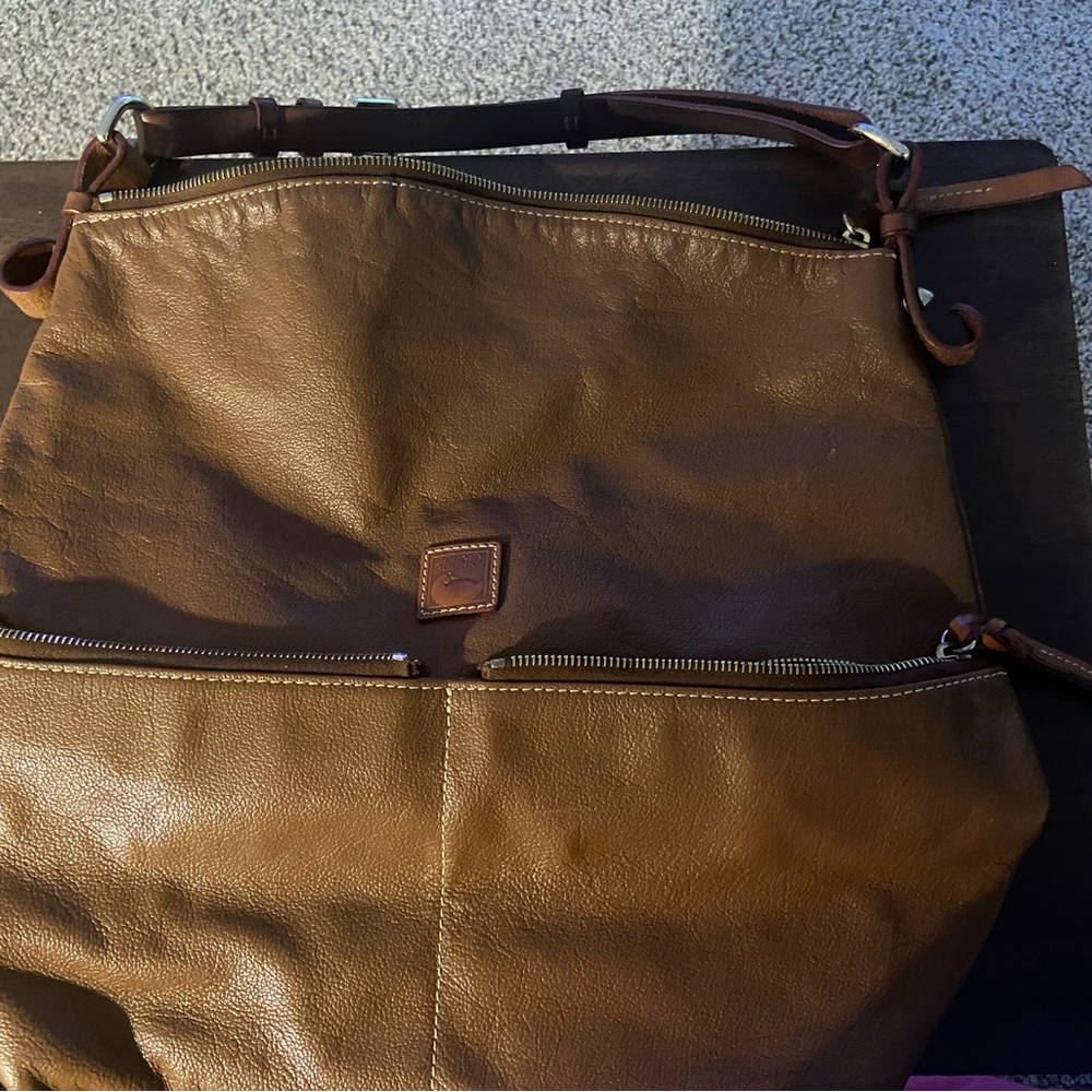 Dooney & Bourke Brown Leather Hobo Bag